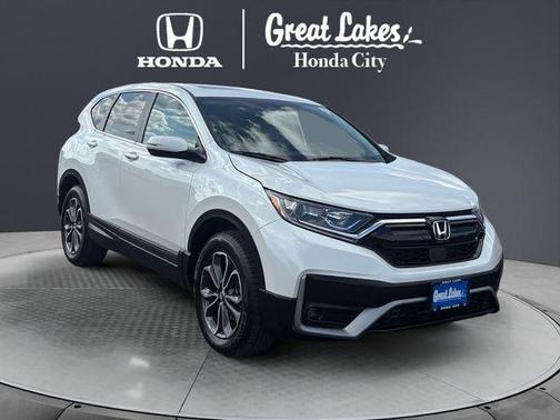 Platinum White Pearl 2021 Honda CR-V EX