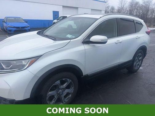 White Diamond Pearl 2017 Honda CR-V EX-L