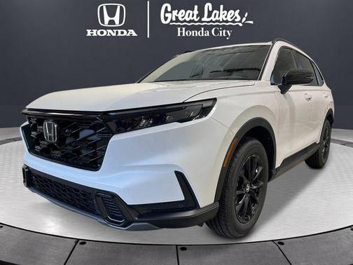 Platinum White Pearl 2026 Honda CR-V Hybrid Sport-L