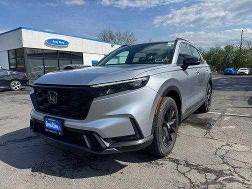 Lunar Silver Metallic 2024 Honda CR-V Hybrid Sport-L