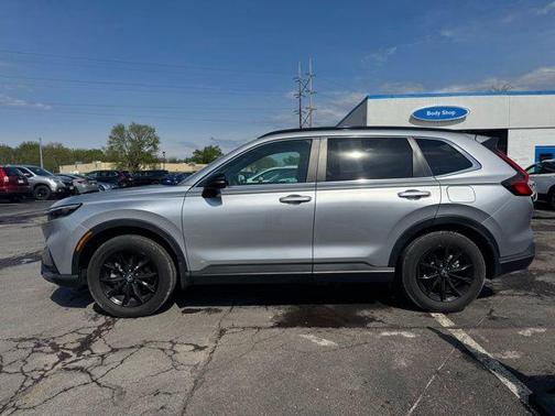 Lunar Silver Metallic 2024 Honda CR-V Hybrid Sport-L