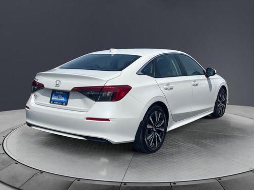 Platinum White Pearl 2024 Honda Civic EX