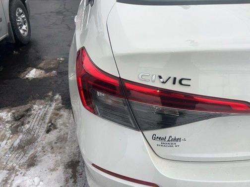 Platinum White Pearl 2024 Honda Civic EX