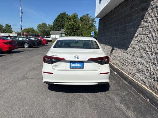 Platinum White Pearl 2024 Honda Civic EX