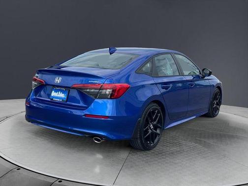 Aegean Blue Metallic 2024 Honda Civic Sport