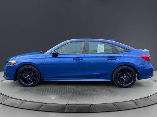 Aegean Blue Metallic 2024 Honda Civic Sport