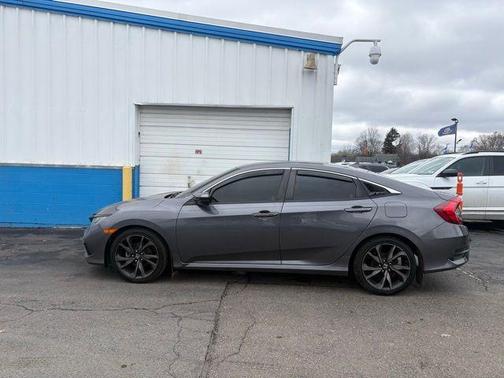 Modern Steel Metallic 2019 Honda Civic Sport