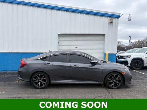 Modern Steel Metallic 2019 Honda Civic Sport