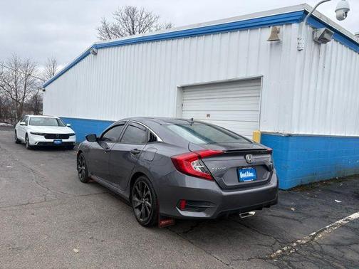 Modern Steel Metallic 2019 Honda Civic Sport