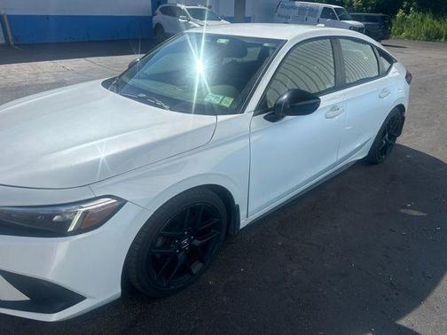Platinum White Pearl 2023 Honda Civic Sport