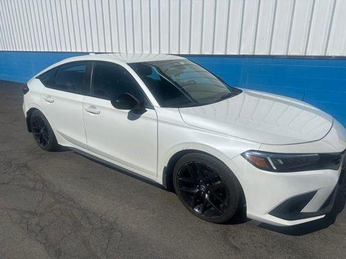 Platinum White Pearl 2023 Honda Civic Sport