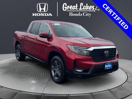 Radiant Red Metallic II 2023 Honda Ridgeline RTL