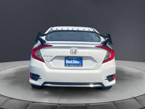White Orchid Pearl 2019 Honda Civic LX