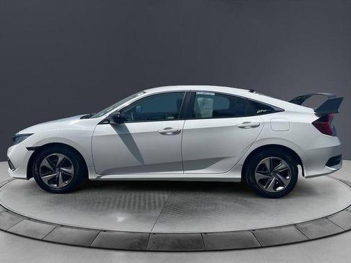 White Orchid Pearl 2019 Honda Civic LX