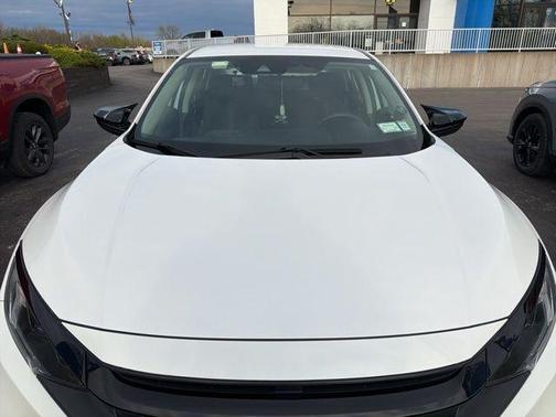 White Orchid Pearl 2019 Honda Civic LX