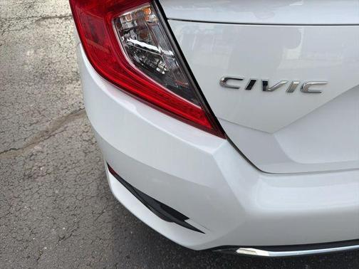 White Orchid Pearl 2019 Honda Civic LX