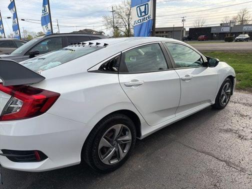White Orchid Pearl 2019 Honda Civic LX