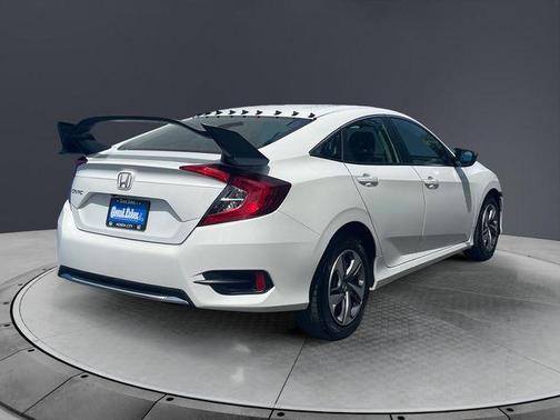 White Orchid Pearl 2019 Honda Civic LX