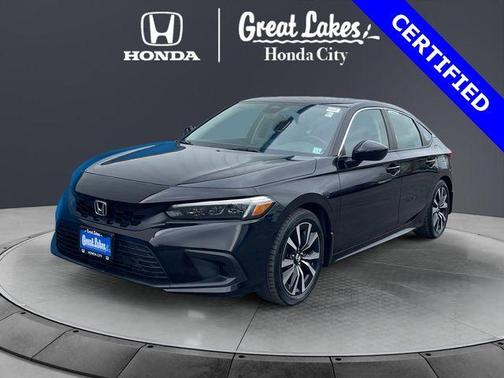 Crystal Black Pearl 2023 Honda Civic EX-L
