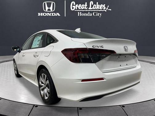 Platinum White Pearl 2026 Honda Civic LX