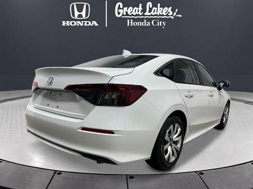 Platinum White Pearl 2026 Honda Civic LX