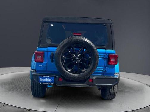 Hydro Blue Pearlcoat 2024 Jeep Wrangler 4xe Sahara