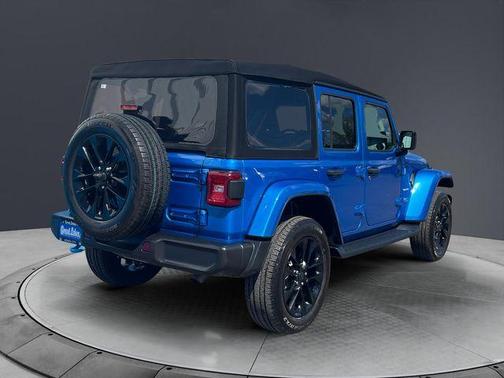 Hydro Blue Pearlcoat 2024 Jeep Wrangler 4xe Sahara