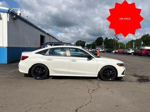 Platinum White Pearl 2023 Honda Civic Sport