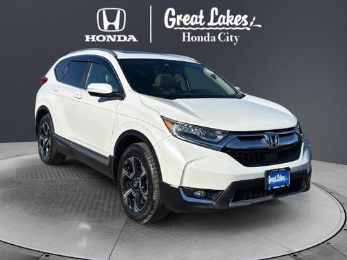 Platinum White Pearl 2019 Honda CR-V Touring