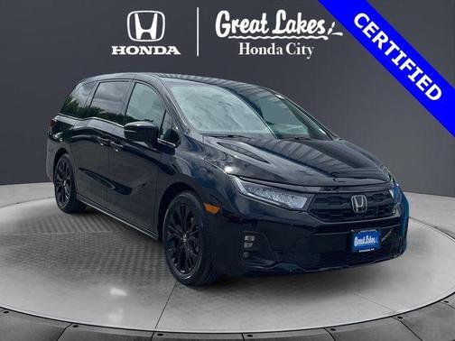 Crystal Black Pearl 2025 Honda Odyssey Sport-L