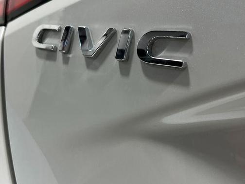 Platinum White Pearl 2026 Honda Civic Hybrid Sport Touring
