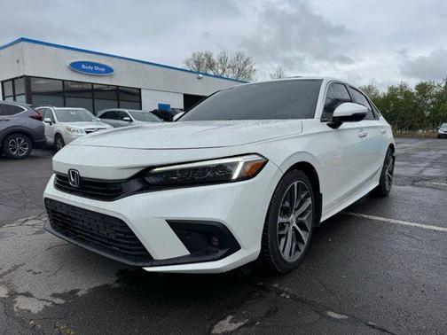 Platinum White Pearl 2024 Honda Civic Touring