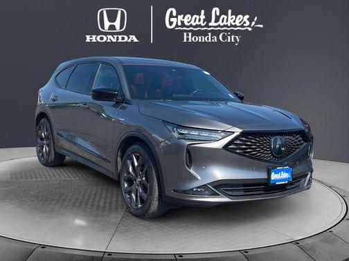 Liquid Carbon Metallic 2024 Acura MDX A-Spec