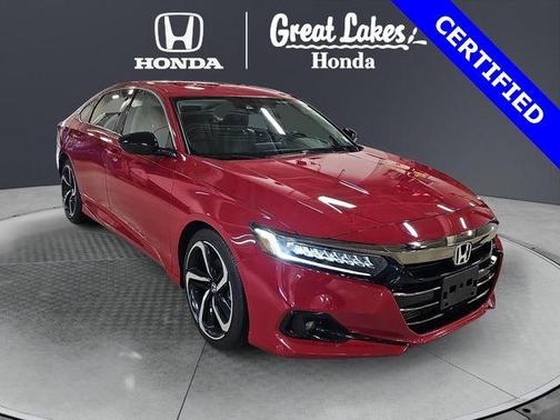 Radiant Red Metallic 2021 Honda Accord Sport SE