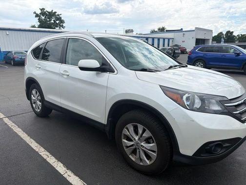 White Diamond Pearl 2013 Honda CR-V EX-L