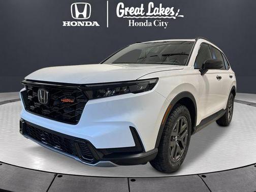 Platinum White Pearl 2026 Honda CR-V Hybrid TrailSport