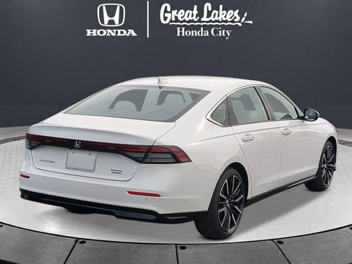 Platinum White Pearl 2026 Honda Accord Hybrid Touring
