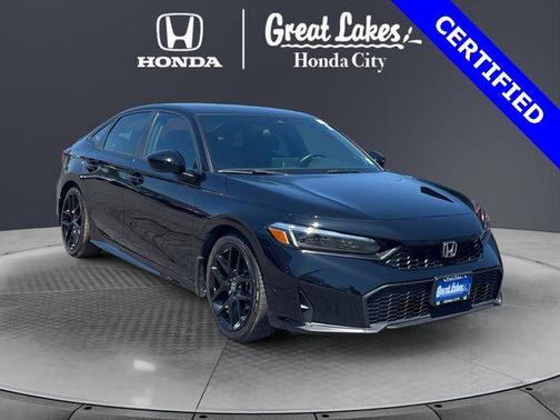 Crystal Black Pearl 2025 Honda Civic Sport