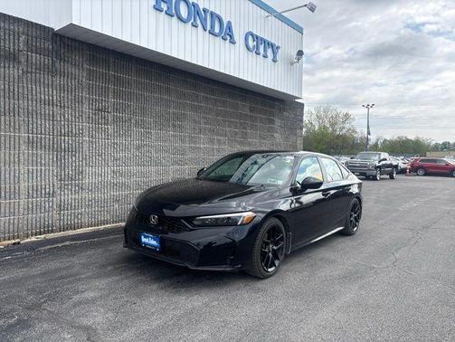 Crystal Black Pearl 2025 Honda Civic Sport