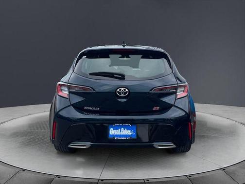 Galactic Aqua 2019 Toyota Corolla Hatchback SE