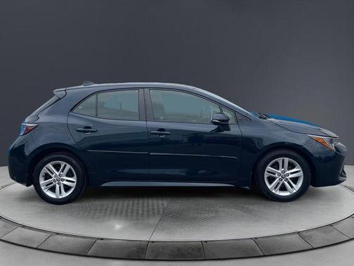 Galactic Aqua 2019 Toyota Corolla Hatchback SE