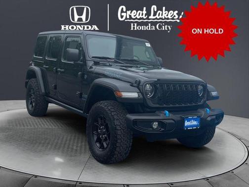 Black Clearcoat 2024 Jeep Wrangler 4xe Sport