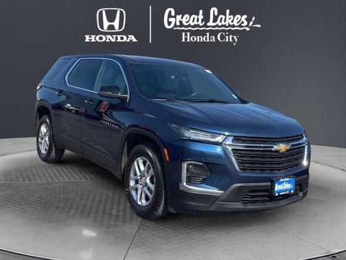Northsky Blue Metallic 2023 Chevrolet Traverse LS