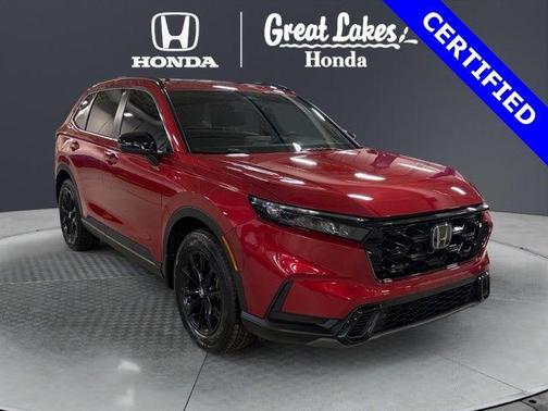 Radiant Red Metallic 2024 Honda CR-V Hybrid Sport