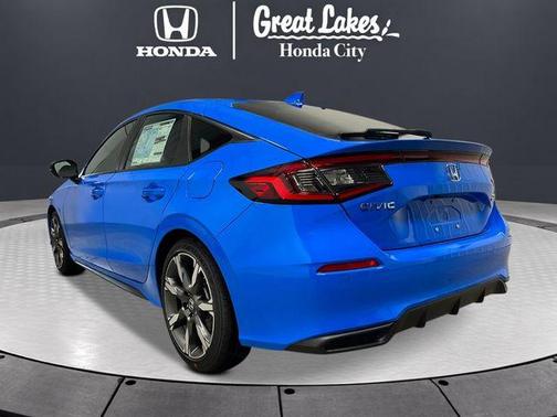 Boost Blue Pearl 2026 Honda Civic Hybrid Sport Touring