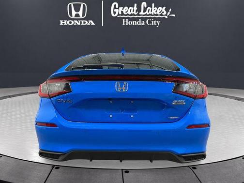 Boost Blue Pearl 2026 Honda Civic Hybrid Sport Touring