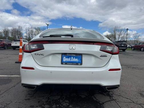 Platinum White Pearl 2023 Honda Civic Sport Touring