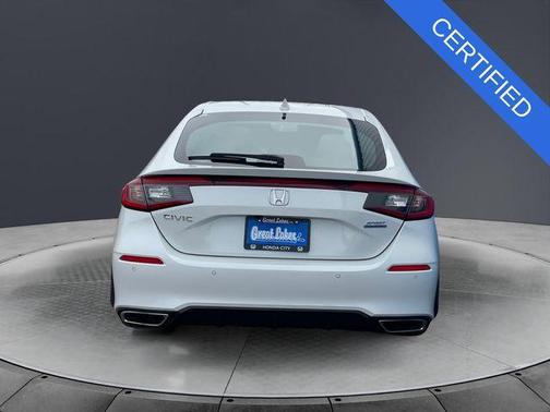 Platinum White Pearl 2023 Honda Civic Sport Touring