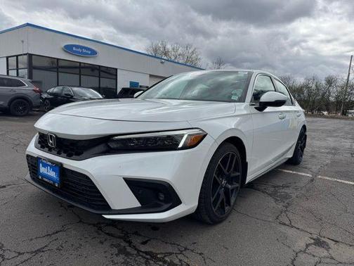 Platinum White Pearl 2023 Honda Civic Sport Touring