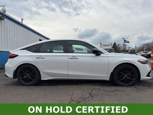 Platinum White Pearl 2023 Honda Civic Sport